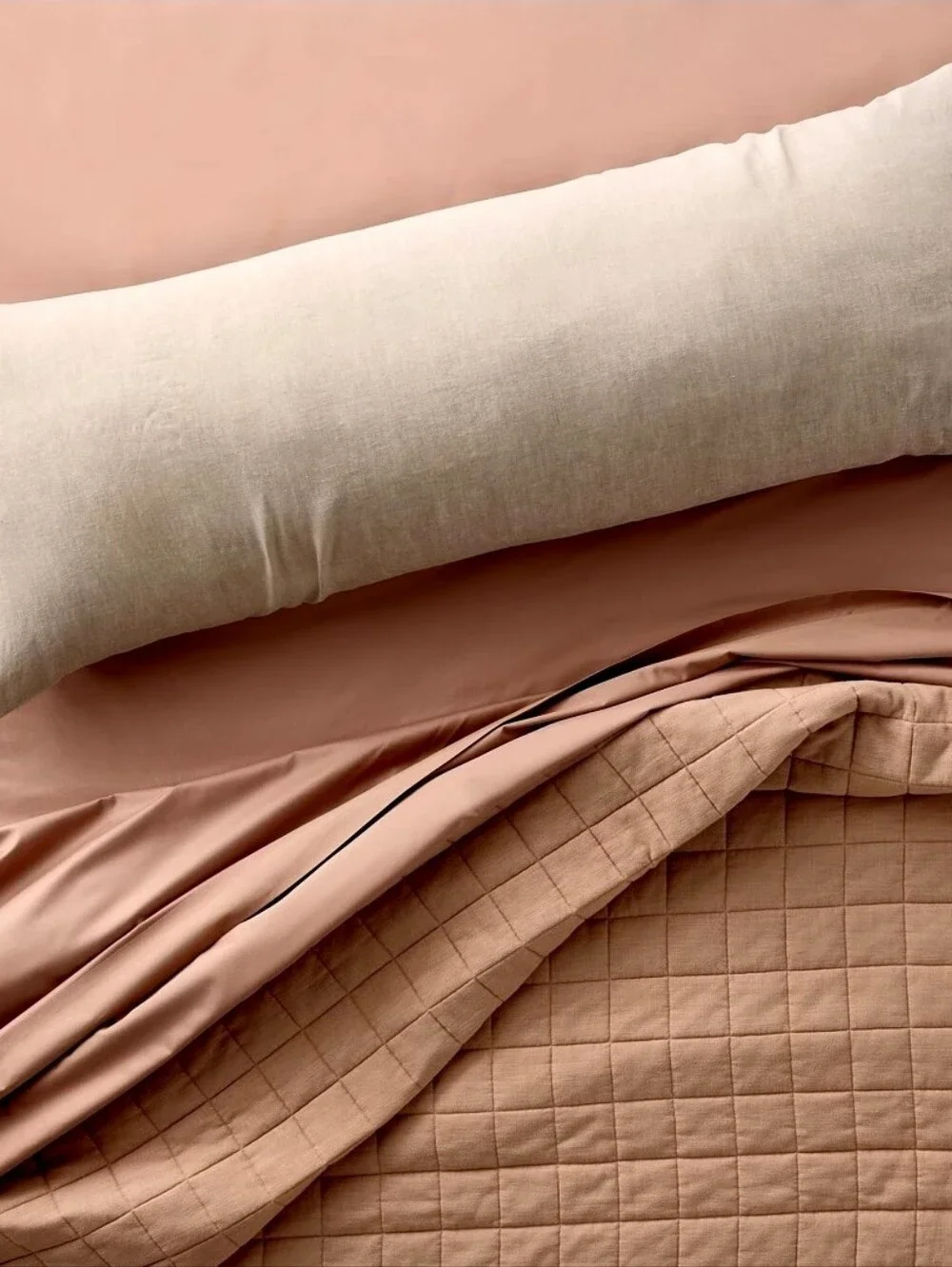 Casaluna - European Flax Linen Body Pillow Cover Natural Undyed - Casaluna™ New